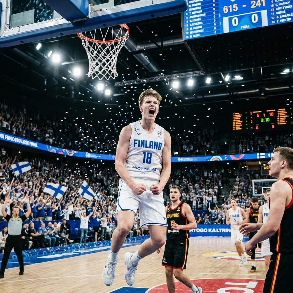 Феноменальный матч: 18-летний финн покорил баскетбольный мир