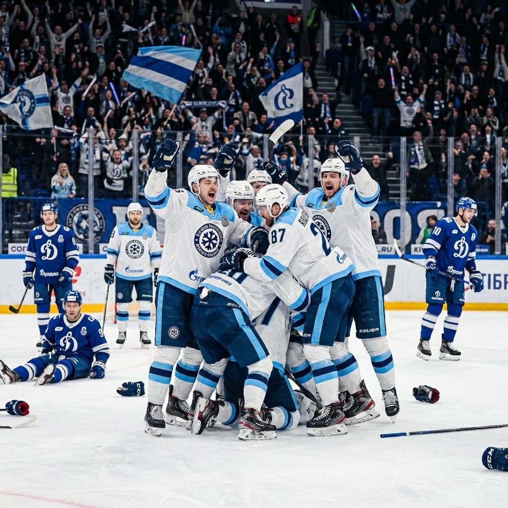 Сибирь творит чудеса: победа в овертайме и вылет Динамо!