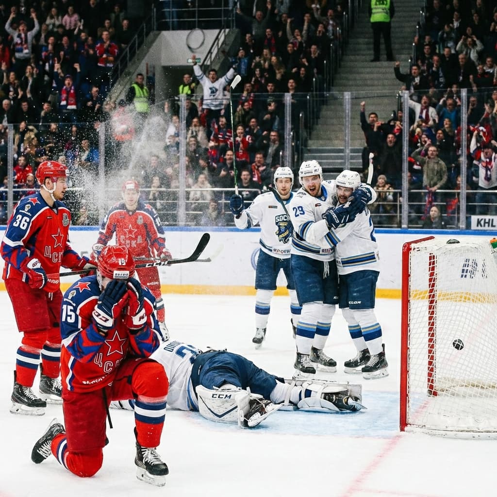 ЦСКА терпит фиаско: «Сочи» неожиданно прерывает серию неудач