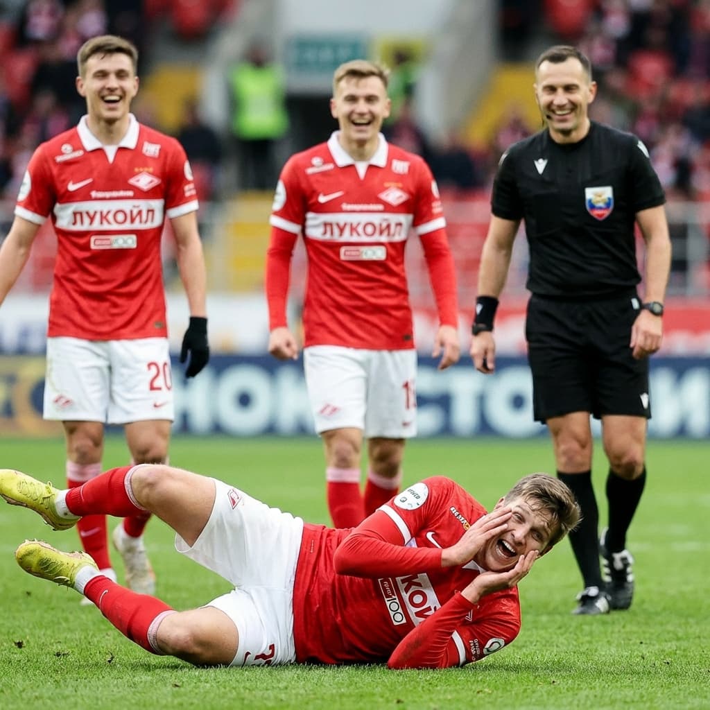 Соболев блестяще пародировал симуляцию соперника на поле!