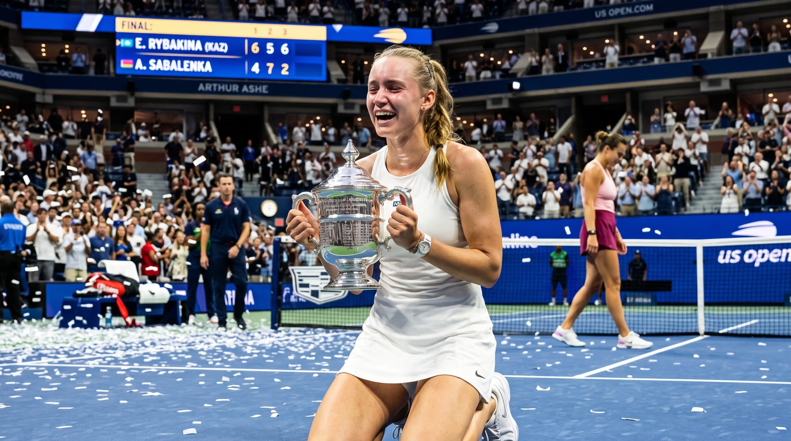 Рыбакина завоевала US Open: триумф, который войдет в историю